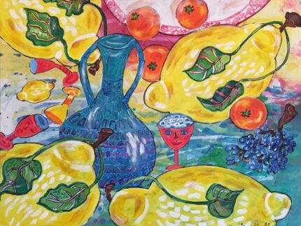 Fruit Cocktail - Textile paintings