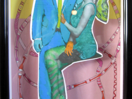 Vi två - Cut out figures in box frame